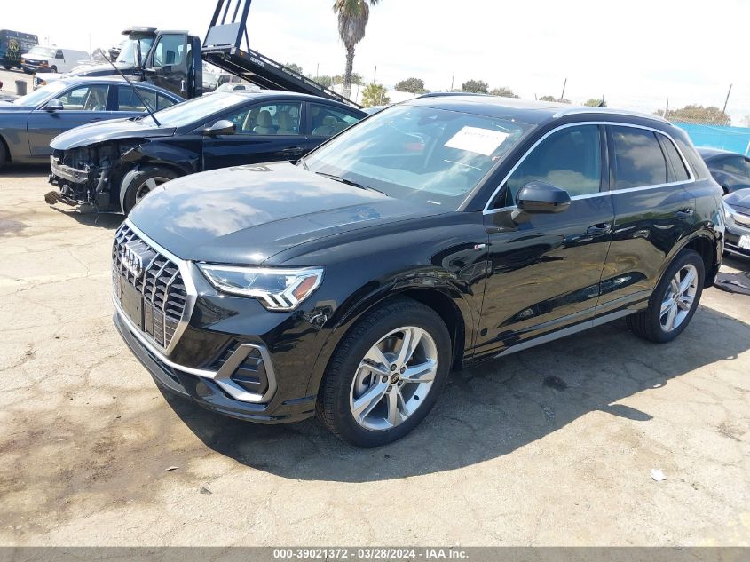 2024 Audi Q3 Premium 45 Tfsi S Line Quattro Tiptronic VIN: WA1DECF31R1023469 Lot: 39021372