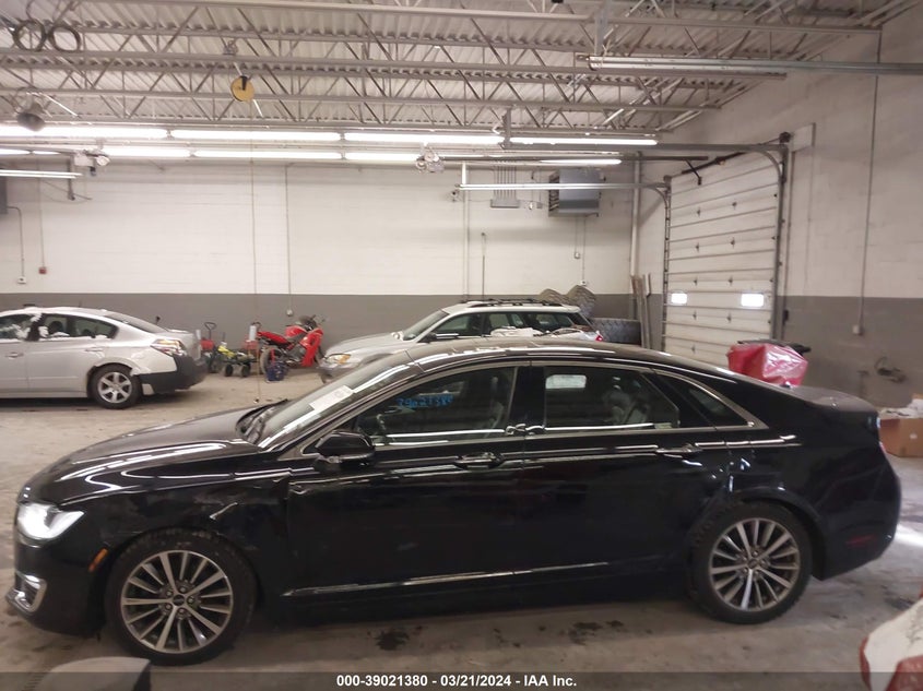 VIN 3LN6L5D96HR607485 2017 LINCOLN MKZ SELECT