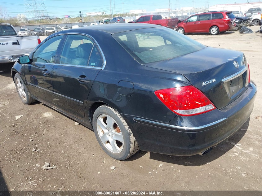 2007 Acura Rl 3.5 VIN: JH4KB16617C000827 Lot: 39021407