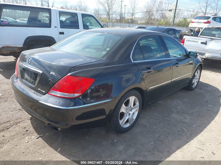 2007 Acura Rl 3.5 VIN: JH4KB16617C000827 Lot: 39021407