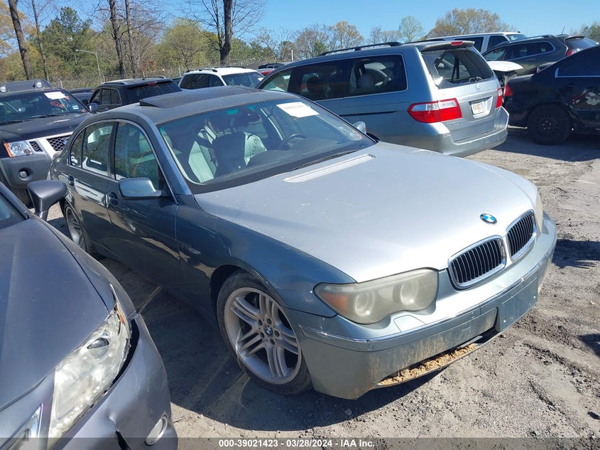 2005 BMW 760Li VIN: WBAGN83535DK11325 Lot: 39021423