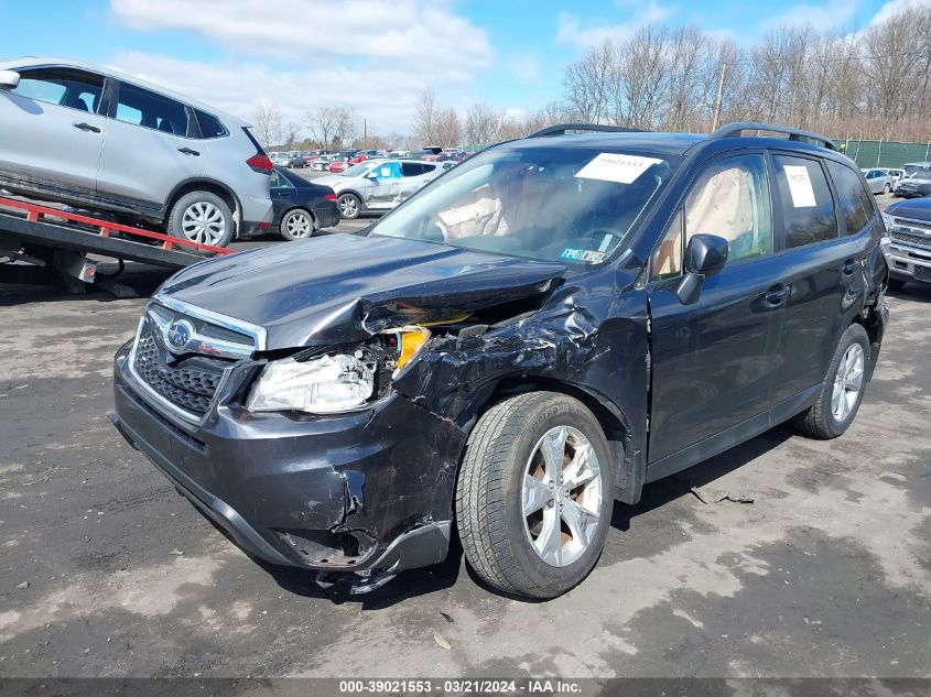 2014 Subaru Forester 2.5I Premium VIN: JF2SJAEC8EH493080 Lot: 39021553