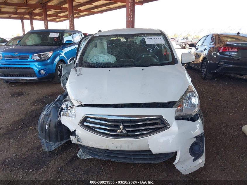 2019 Mitsubishi Mirage G4 Es VIN: ML32F3FJ7KHF13250 Lot: 39021555