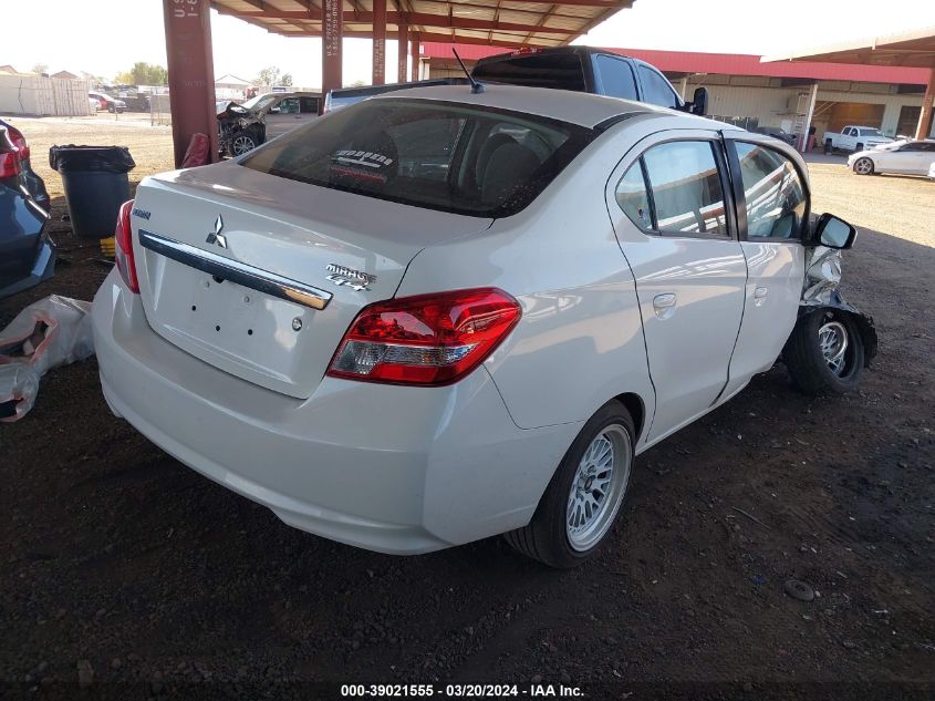 2019 Mitsubishi Mirage G4 Es VIN: ML32F3FJ7KHF13250 Lot: 39021555