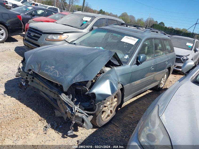 2002 Subaru Outback Limited VIN: 4S3BH686227601420 Lot: 39021616