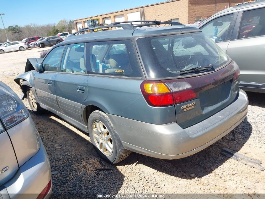 2002 Subaru Outback Limited VIN: 4S3BH686227601420 Lot: 39021616