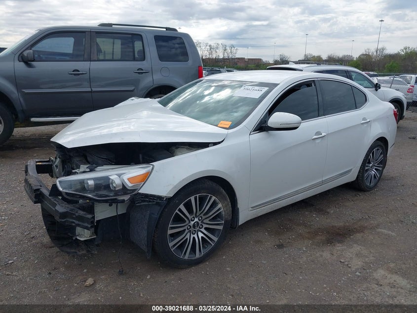 2014 Kia Cadenza Premium VIN: KNALN4D72E5128244 Lot: 39021688