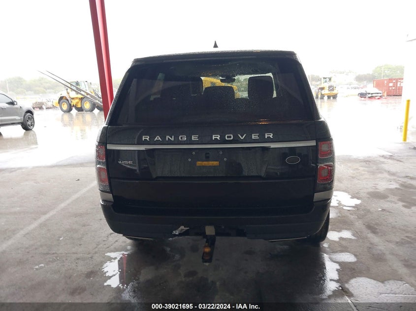 VIN SALGS2SV6KA529505 2019 LAND ROVER RANGE ROVER HSE