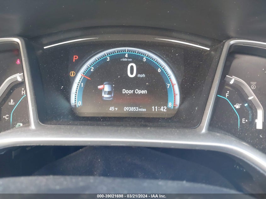 VIN 2HGFC2F75JH606457 2018 HONDA CIVIC EX