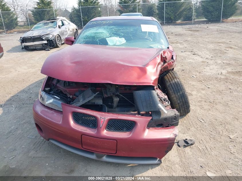 2001 Pontiac Grand Prix Gt VIN: 1G2WP12K51F251142 Lot: 39021825