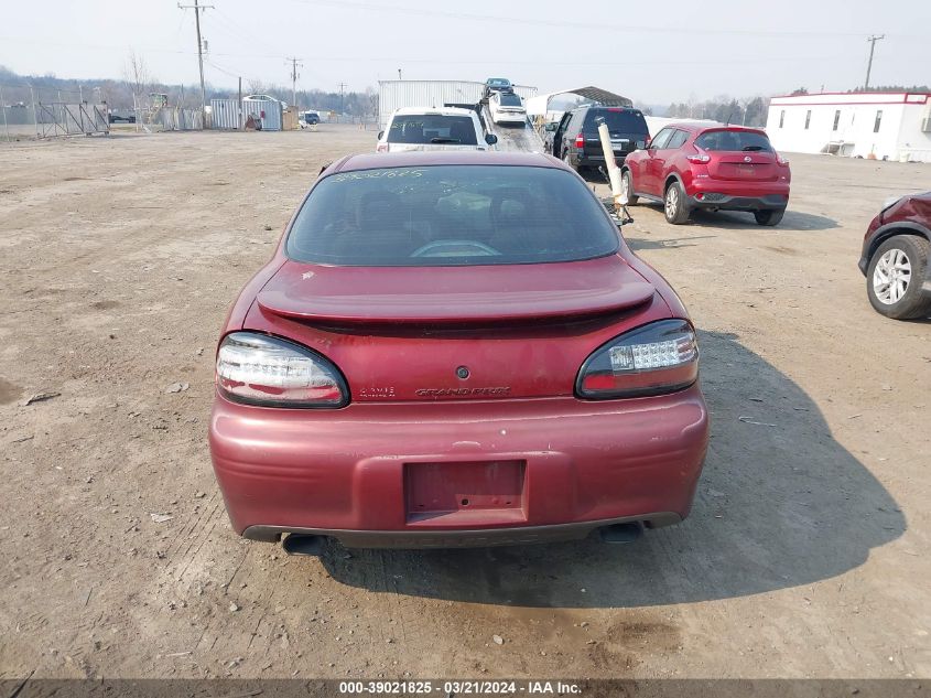 2001 Pontiac Grand Prix Gt VIN: 1G2WP12K51F251142 Lot: 39021825