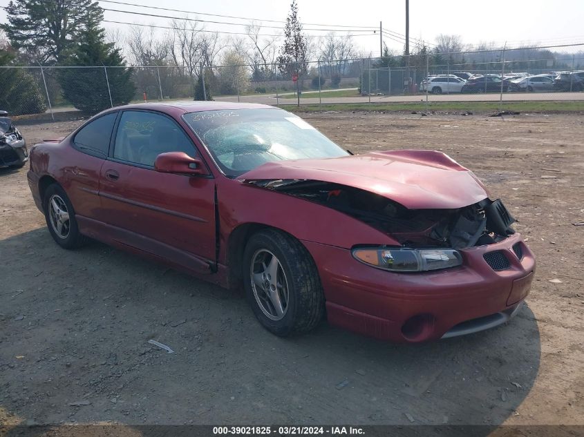 2001 Pontiac Grand Prix Gt VIN: 1G2WP12K51F251142 Lot: 39021825