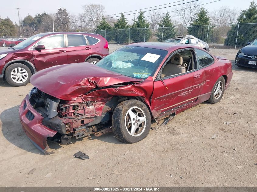 2001 Pontiac Grand Prix Gt VIN: 1G2WP12K51F251142 Lot: 39021825