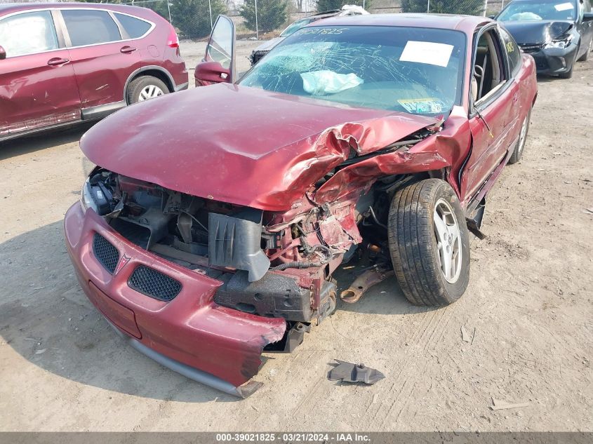 2001 Pontiac Grand Prix Gt VIN: 1G2WP12K51F251142 Lot: 39021825