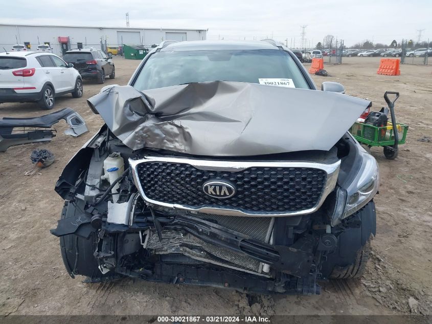 2017 Kia Sorento 3.3L Lx VIN: 5XYPGDA55HG205346 Lot: 39021867