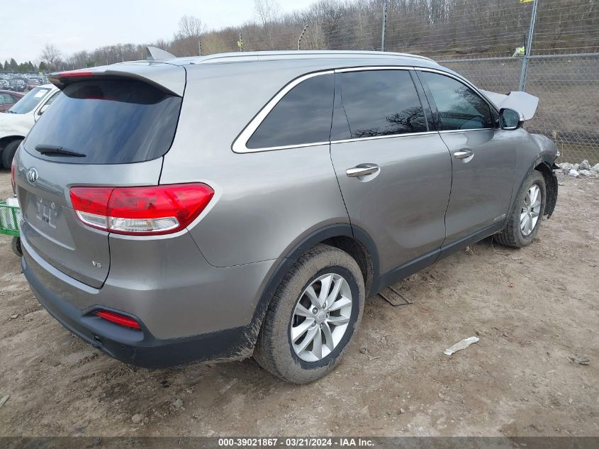 2017 Kia Sorento 3.3L Lx VIN: 5XYPGDA55HG205346 Lot: 39021867