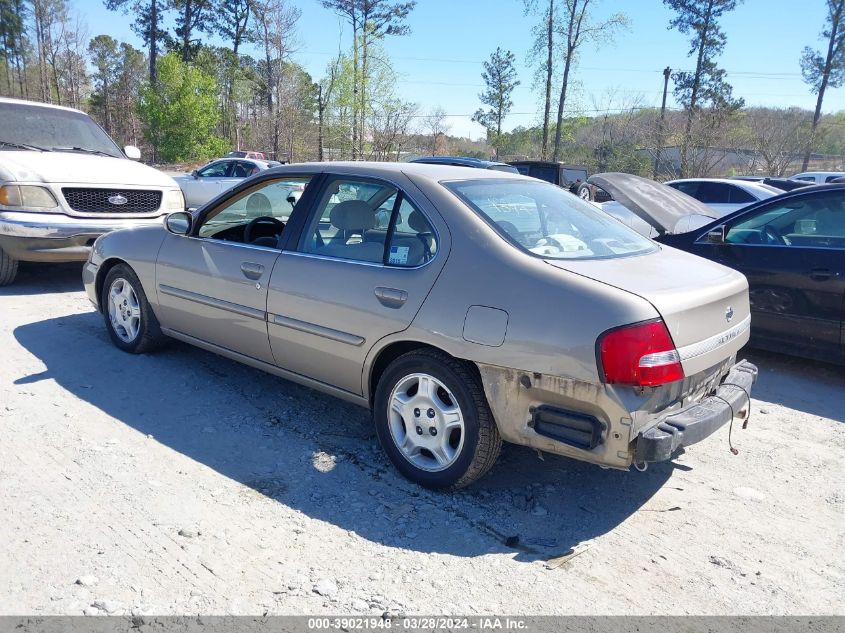 2000 Nissan Altima Gle/Gxe/Se/Xe VIN: 1N4DL01D5YC193160 Lot: 39021948