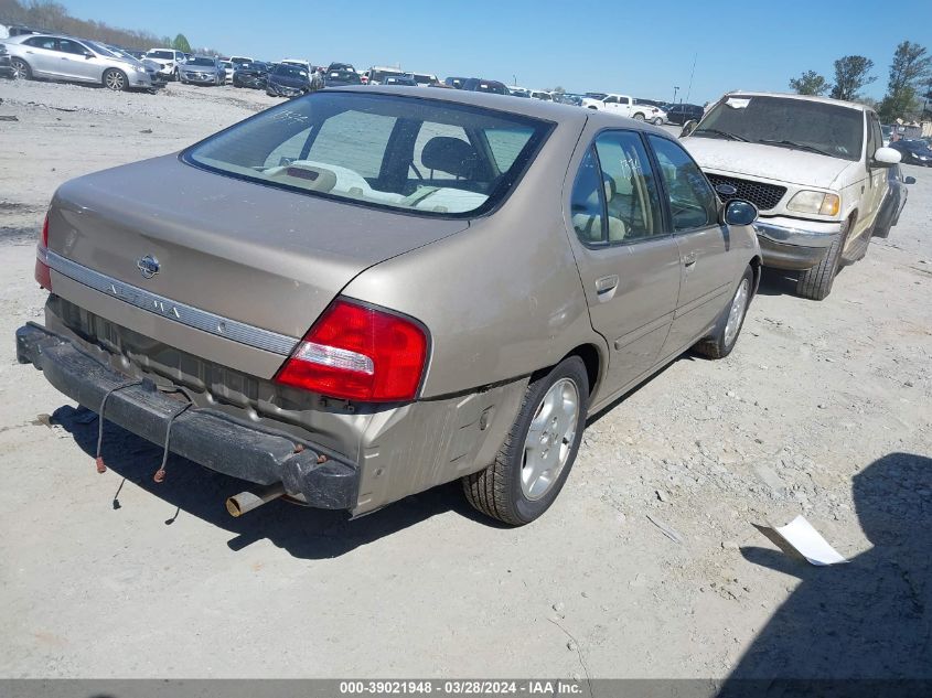 2000 Nissan Altima Gle/Gxe/Se/Xe VIN: 1N4DL01D5YC193160 Lot: 39021948