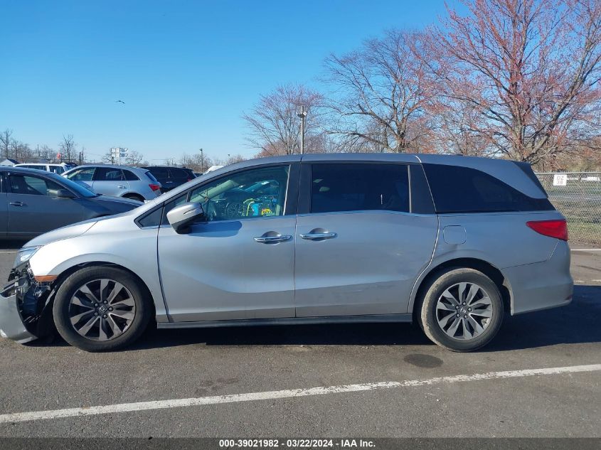 2022 Honda Odyssey Ex-L VIN: 5FNRL6H77NB059669 Lot: 39021982