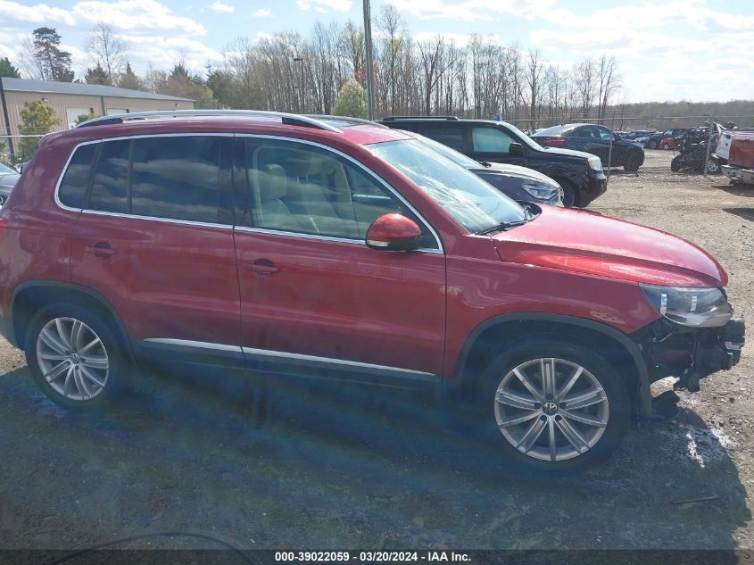 2014 Volkswagen Tiguan Sel VIN: WVGBV3AX9EW059782 Lot: 39022059