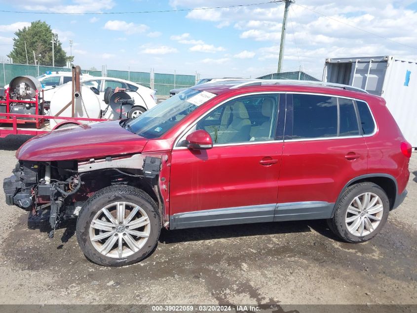 2014 Volkswagen Tiguan Sel VIN: WVGBV3AX9EW059782 Lot: 39022059