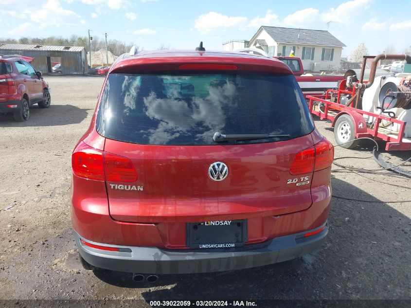 2014 Volkswagen Tiguan Sel VIN: WVGBV3AX9EW059782 Lot: 39022059