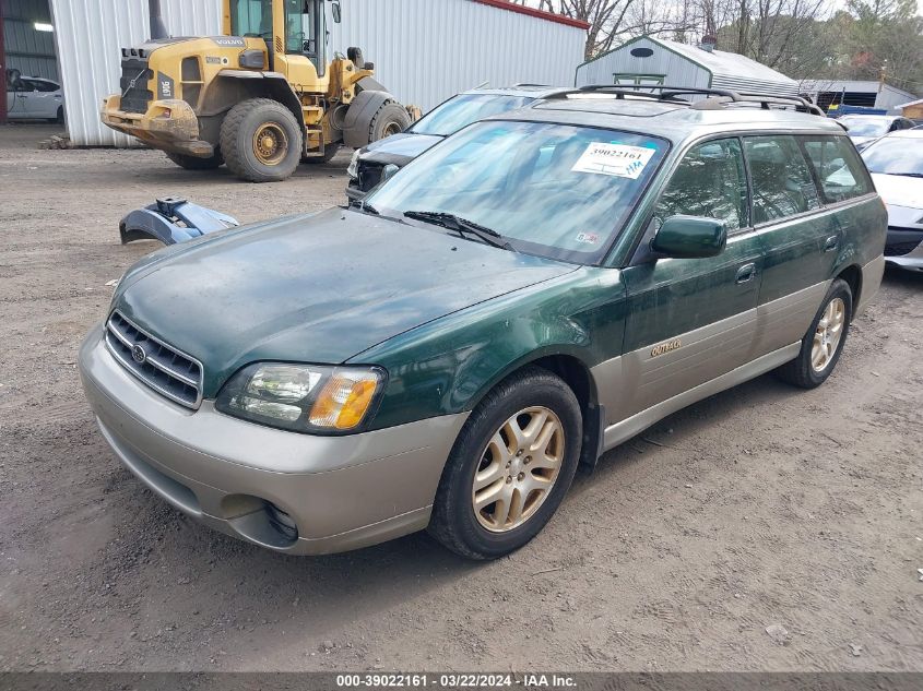 4S3BH686616654190 | 2001 SUBARU OUTBACK