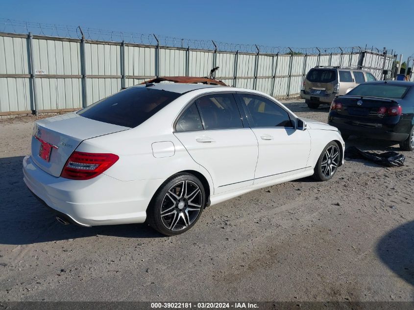 WDDGF8AB3DR272075 | 2013 MERCEDES-BENZ C 300