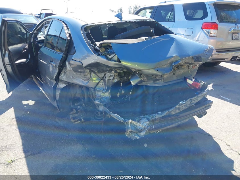 VIN JTDS4MCE6MJ061672 2021 TOYOTA COROLLA SE