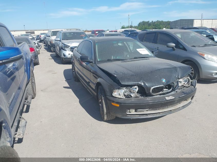 2002 BMW 330Ci VIN: WBABN53472JU28566 Lot: 39022606