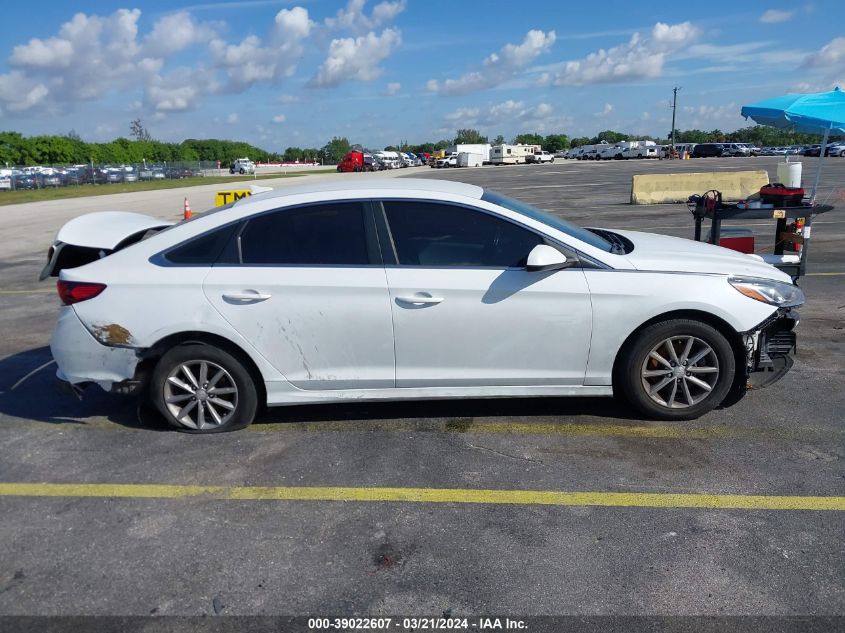 2019 Hyundai Sonata Se VIN: 5NPE24AF4KH820260 Lot: 39022607