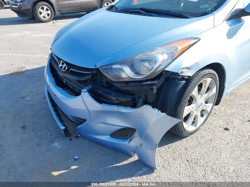 2013 Hyundai Elantra Limited VIN: KMHDH4AE1DU634326 Lot: 39022809