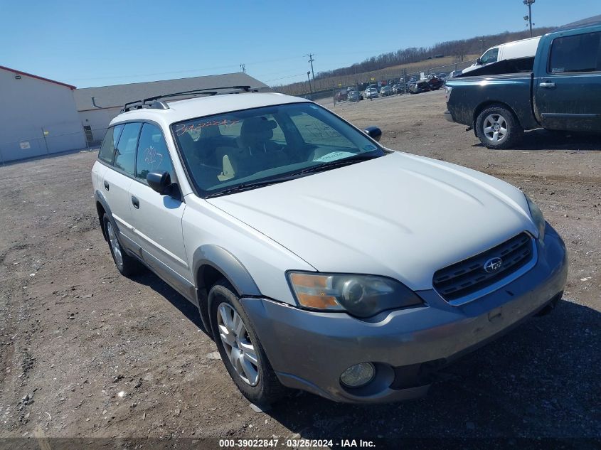 2005 Subaru Outback 2.5I VIN: 4S4BP61C557325396 Lot: 39022847