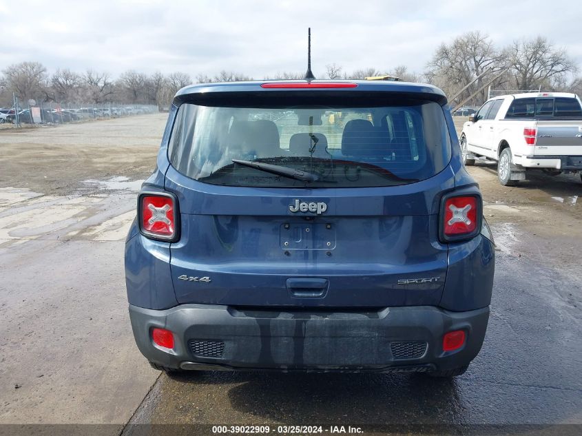 2020 Jeep Renegade Sport 4X4 VIN: ZACNJBAB7LPL17056 Lot: 39022909