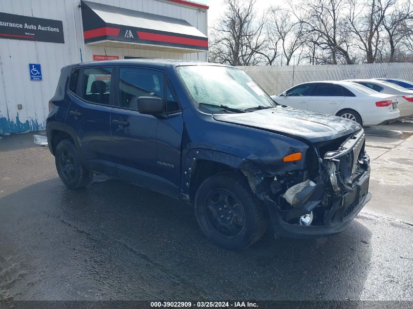 2020 Jeep Renegade Sport 4X4 VIN: ZACNJBAB7LPL17056 Lot: 39022909