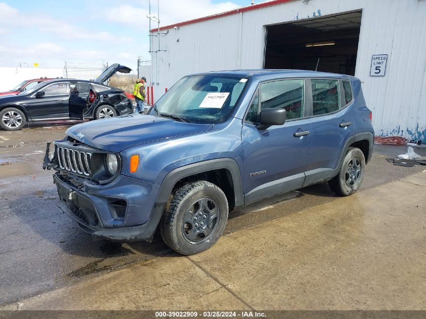 2020 Jeep Renegade Sport 4X4 VIN: ZACNJBAB7LPL17056 Lot: 39022909