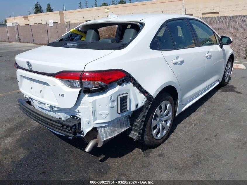 VIN JTDB4MEE5P3006667 2023 TOYOTA COROLLA LE