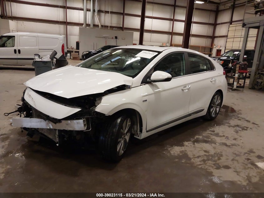 VIN KMHC85LC1JU064109 2018 HYUNDAI IONIQ HYBRID LIMITED