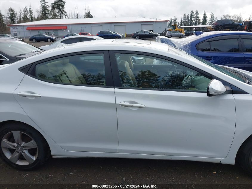 2011 Hyundai Elantra Limited VIN: 5NPDH4AE0BH044582 Lot: 39023256