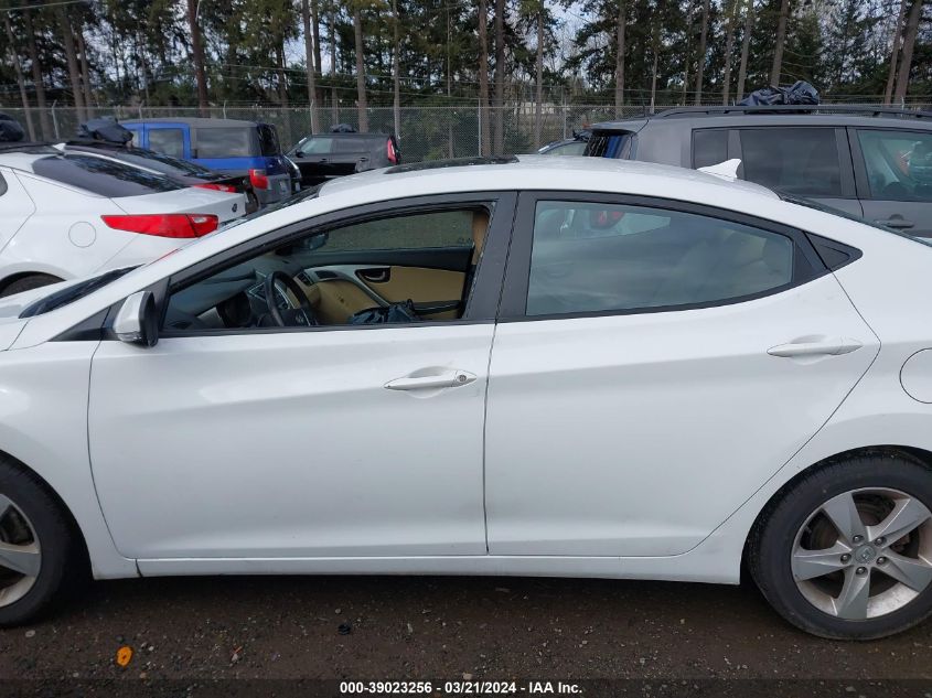 2011 Hyundai Elantra Limited VIN: 5NPDH4AE0BH044582 Lot: 39023256