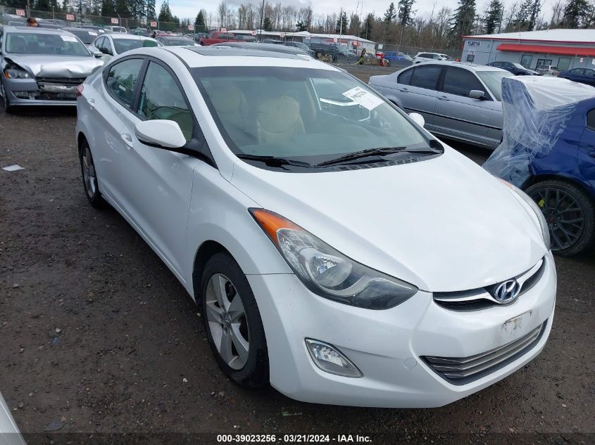 2011 Hyundai Elantra Limited VIN: 5NPDH4AE0BH044582 Lot: 39023256