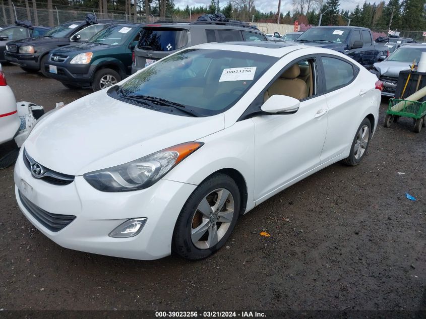 2011 Hyundai Elantra Limited VIN: 5NPDH4AE0BH044582 Lot: 39023256