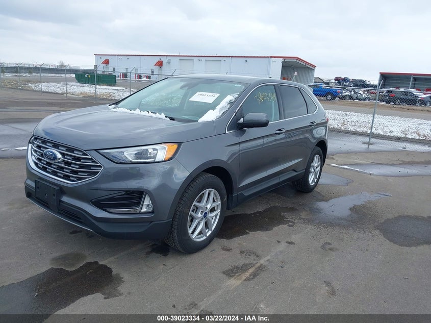 VIN 2FMPK4J97MBA55350 2021 FORD EDGE SEL