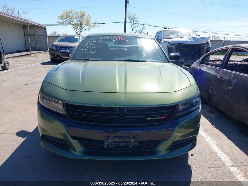 VIN 2C3CDXBG3JH323397 2018 DODGE CHARGER SXT RWD