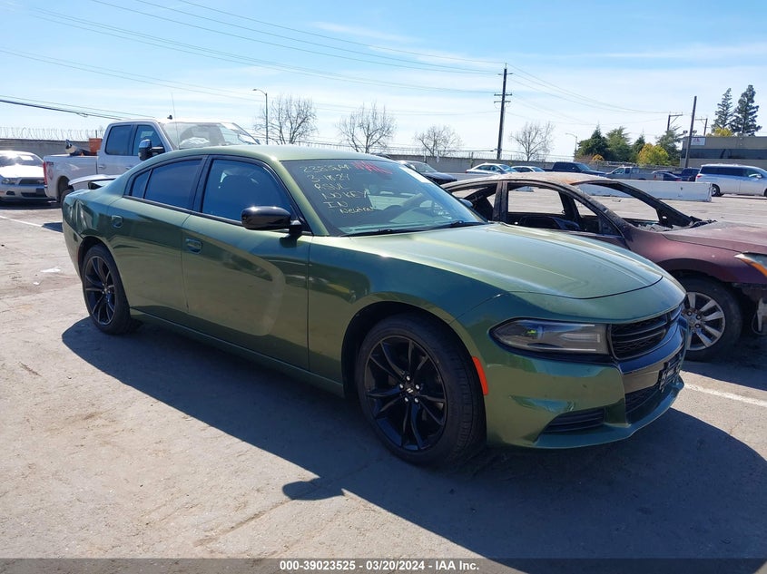 VIN 2C3CDXBG3JH323397 2018 DODGE CHARGER SXT RWD