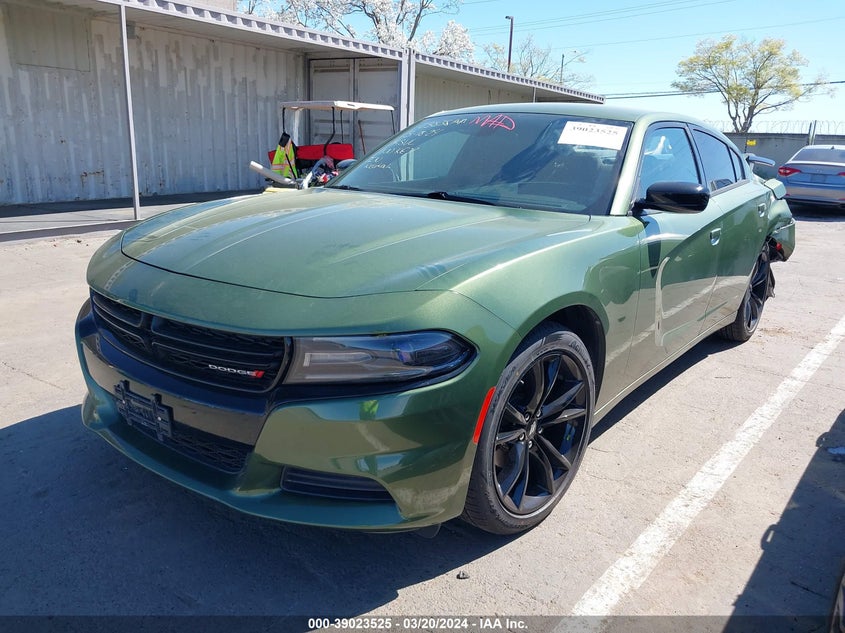 VIN 2C3CDXBG3JH323397 2018 DODGE CHARGER SXT RWD