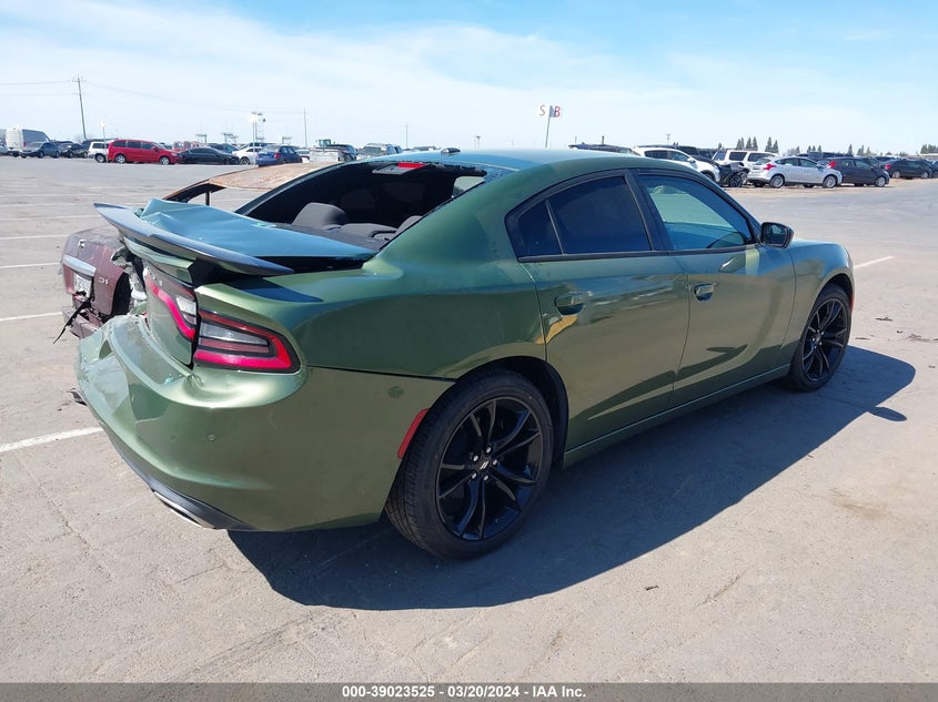 VIN 2C3CDXBG3JH323397 2018 DODGE CHARGER SXT RWD