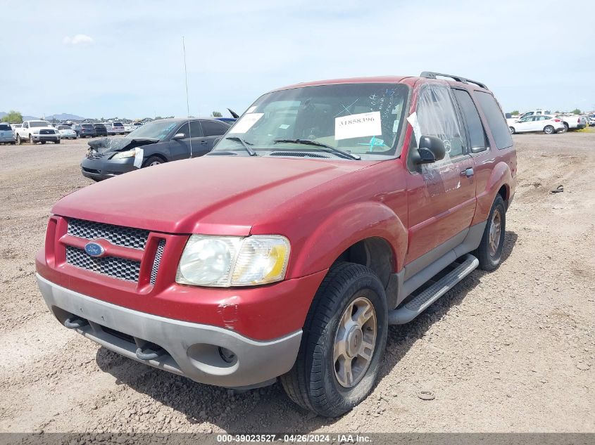 2003 Ford Explorer Sport Xls/Xlt VIN: 1FMZU70E33UB96279 Lot: 39023527