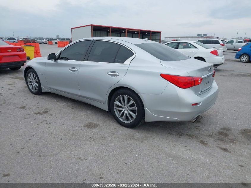 2016 Infiniti Q50 3.0T Premium VIN: JN1EV7AP4GM305521 Lot: 39023596