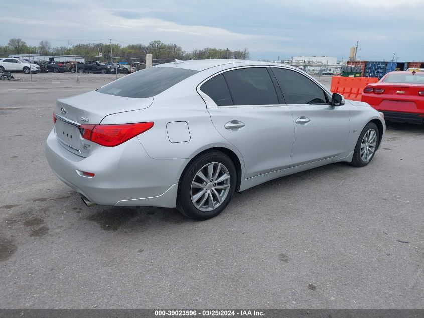 2016 Infiniti Q50 3.0T Premium VIN: JN1EV7AP4GM305521 Lot: 39023596